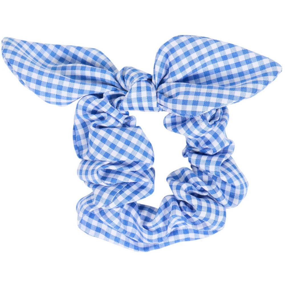 Bow Scrunchie Blue Image 4