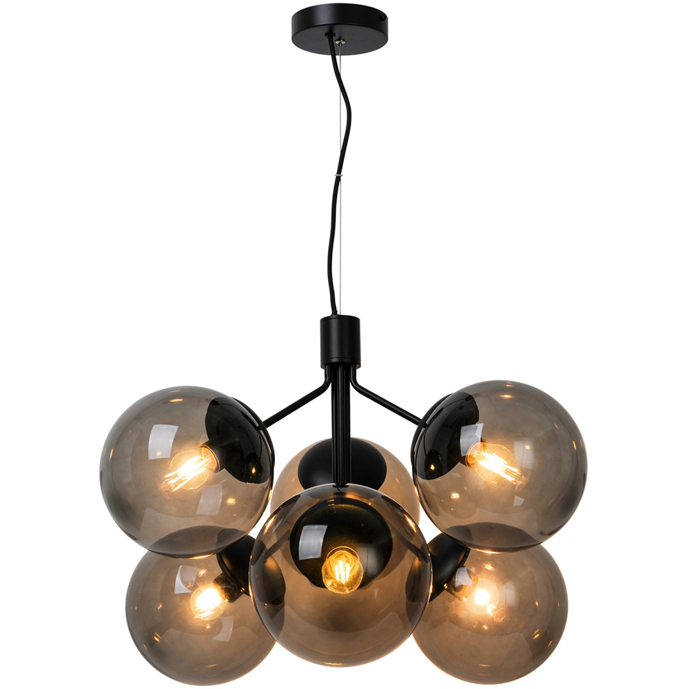 Nordlux Ivona 6 Spot Black Pendant Light Image 4