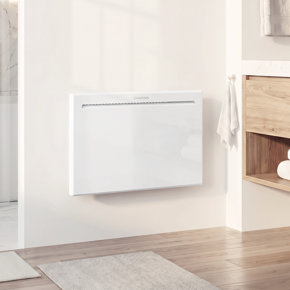 HOMCOM White Smart Electric Panel Heater 1000W Image 4