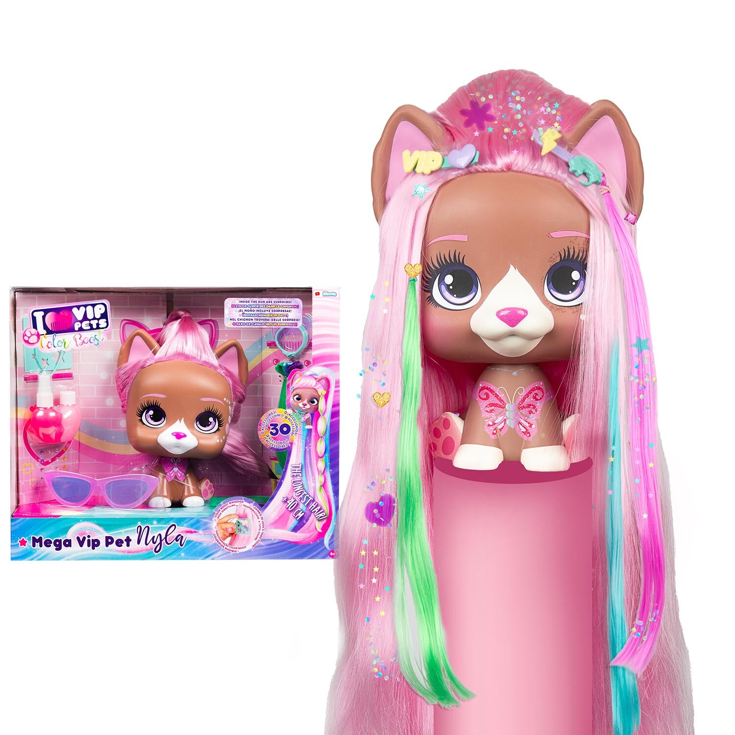 VIP Pet Pink Mega Nyla Doll Playset Image 1