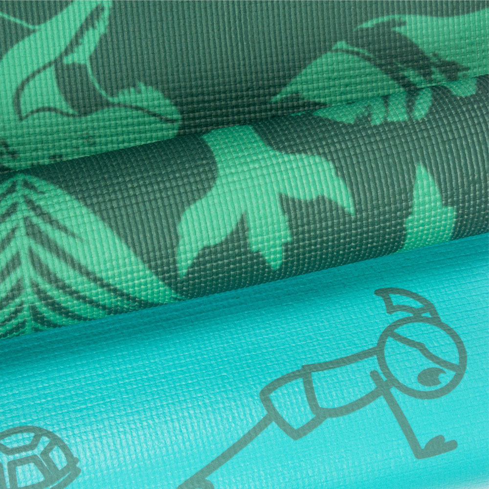 Myga Jurassic Jungle Kids Printed Yoga Mat Image 3