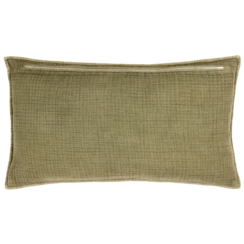 Yard Ribble Khaki Acid Wash Cushion Image 3