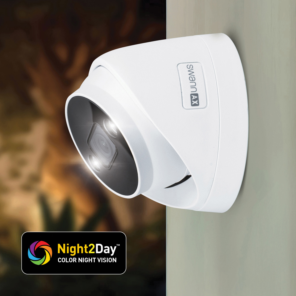 Swann AdvancedX Wired NVR CCTV 4K Dome Camera Kit with 1TB HDD Storage Image 8