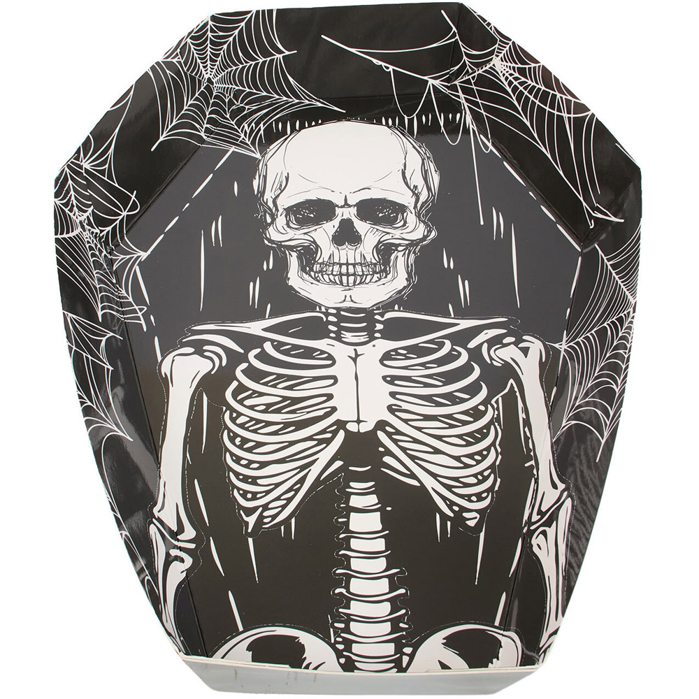 Pack of 2 Coffin Platters Black Image 5