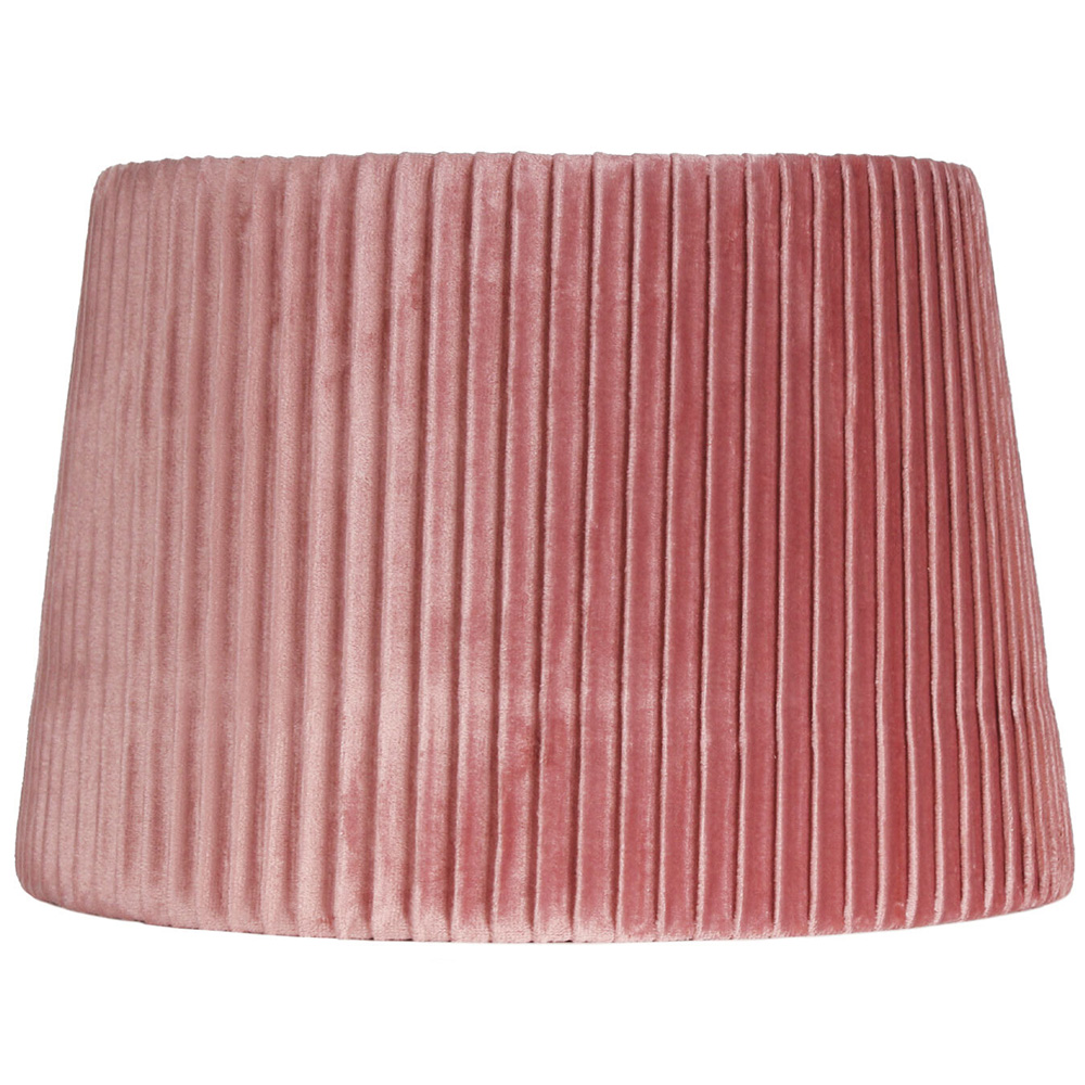 Dusty Pink Ribbed Lamp Shade Image