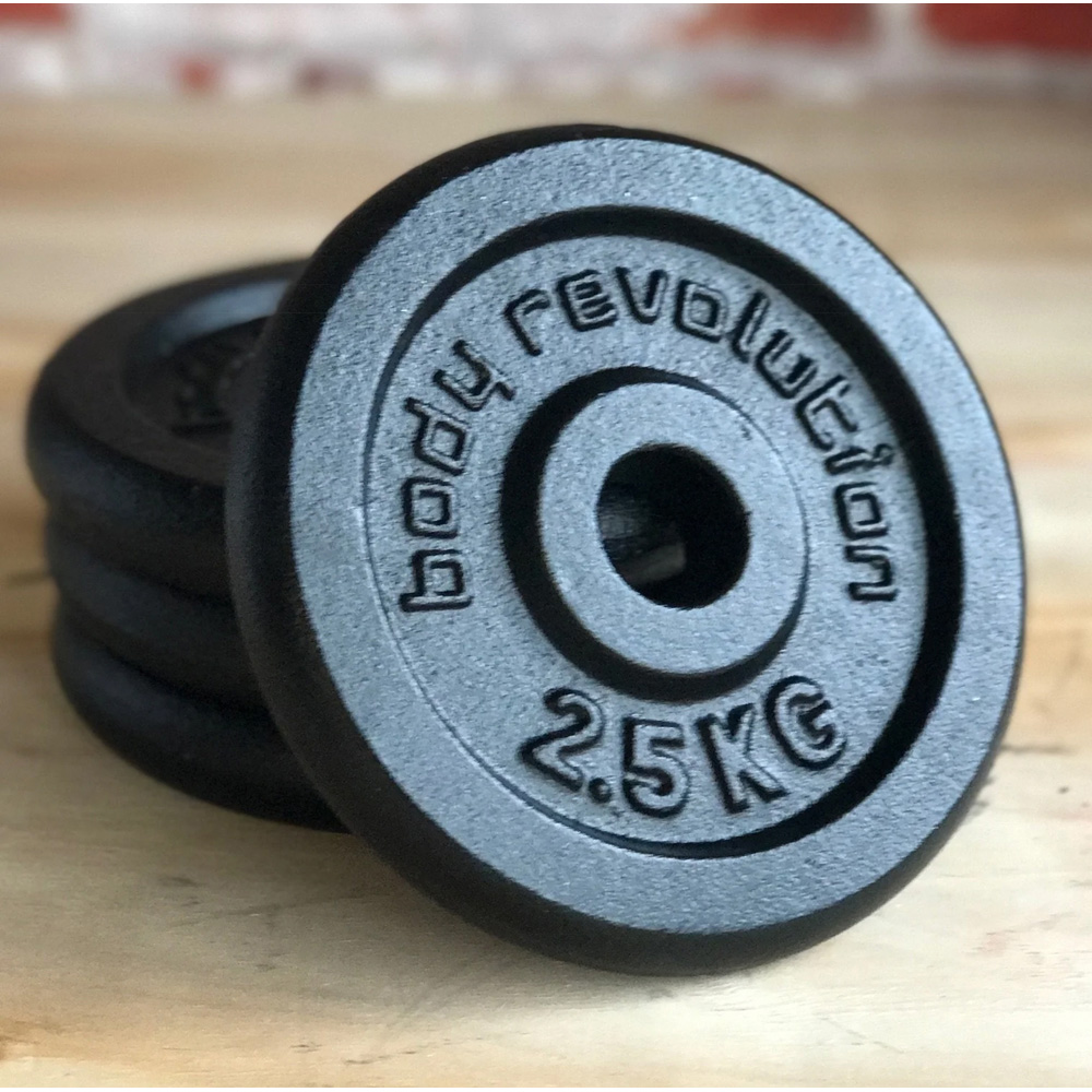 Body Revolution Cast Iron Weight Plates 25kg 2 Pack Image 4