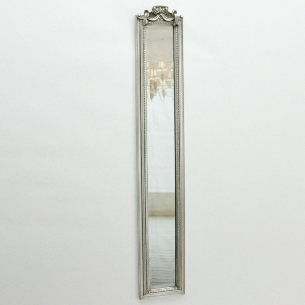 Acacia Home Silver Slim Wall Mirror 109 x 13cm Image 3