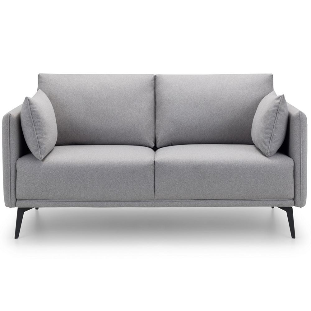 Julian Bowen Rohe 2 Seater Platinum Wool Fabric Sofa Image 3