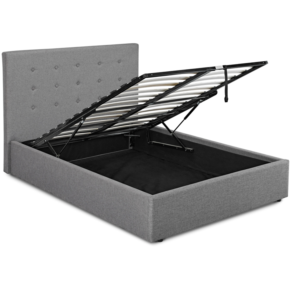 Lucca King Size Grey Bed Frame Image 3