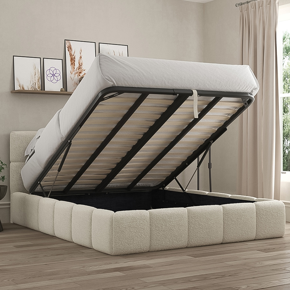 DS Living Ovella Super King Size Dove Cubed Ottoman Bed Image 3