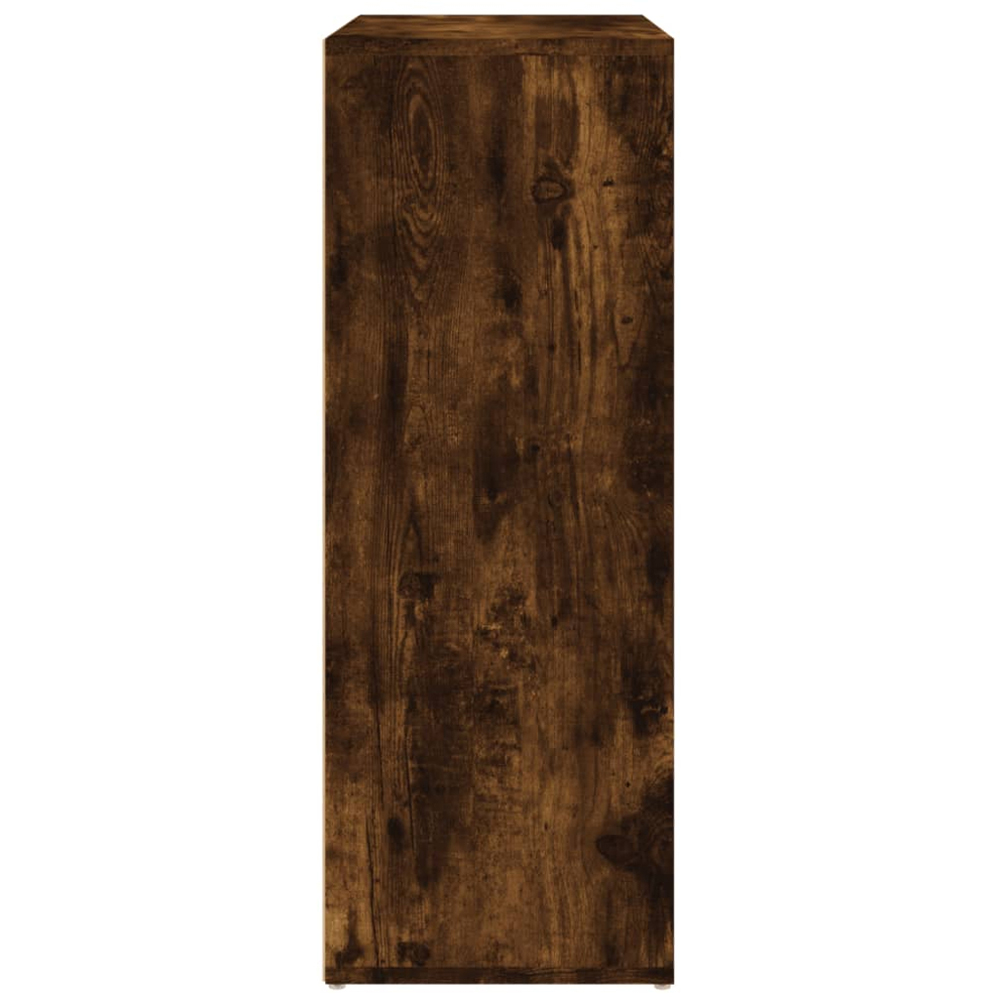 vidaXL 4 Drawer Smoked Oak Sideboard Set of 2 Image 6