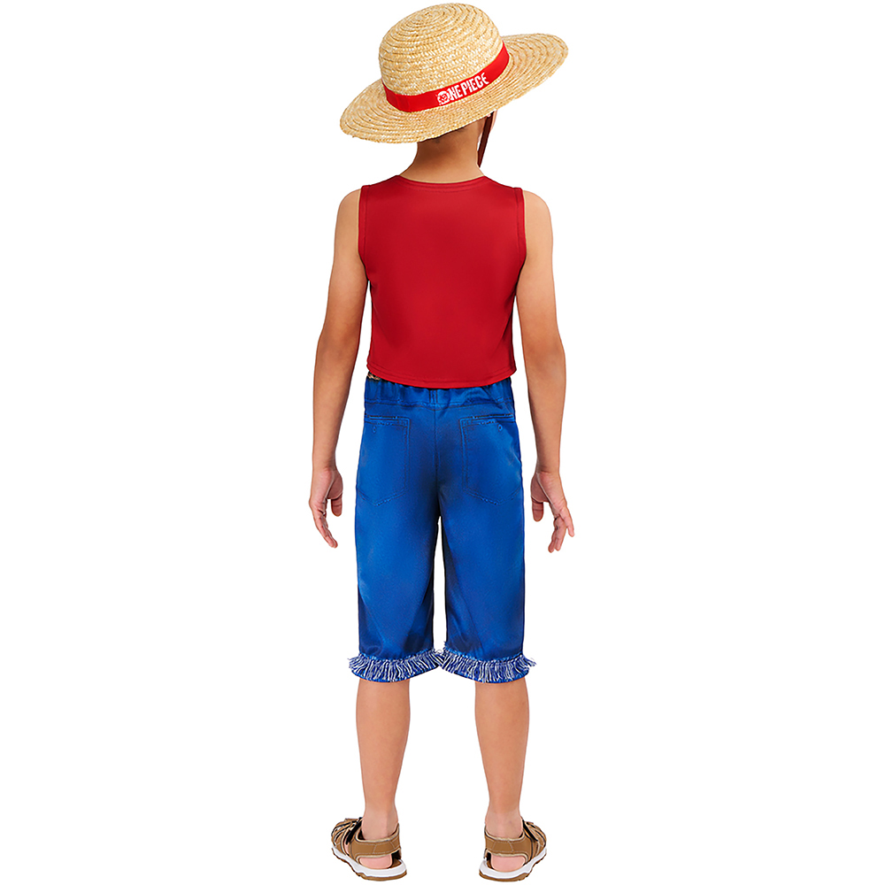 One Piece Kids Monkey D.Luffy Costume 7-8 Years Image 2