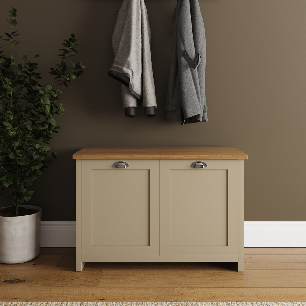 GFW Lancaster Cream Shoe Storage Image 6