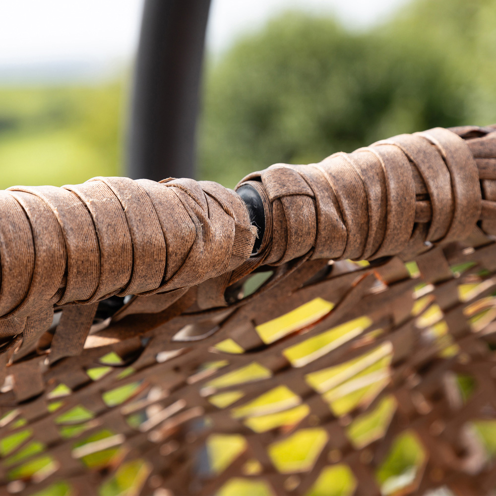 Artemis Home Beauchamp 2 Seater Brown Swing Chair Image 4