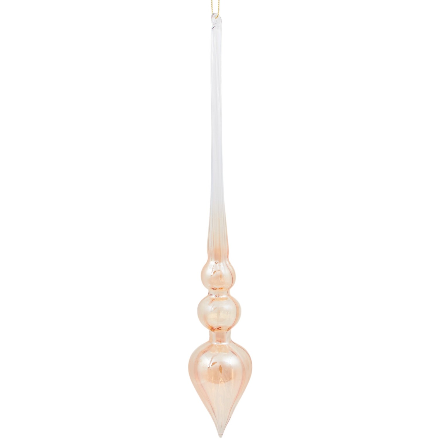 Festive Lustre Droplet Amber Image