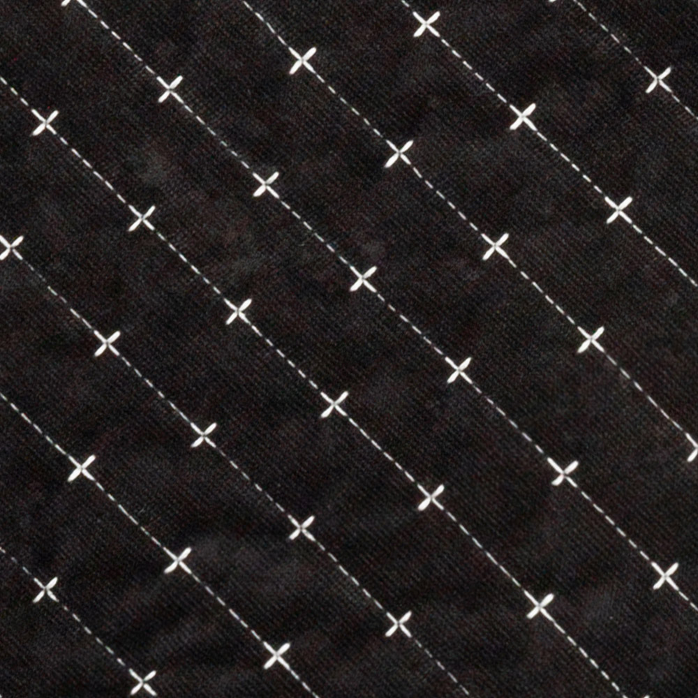 Paoletti Henley Black Pin-Cord Bedspread 235 x 235cm Image 5