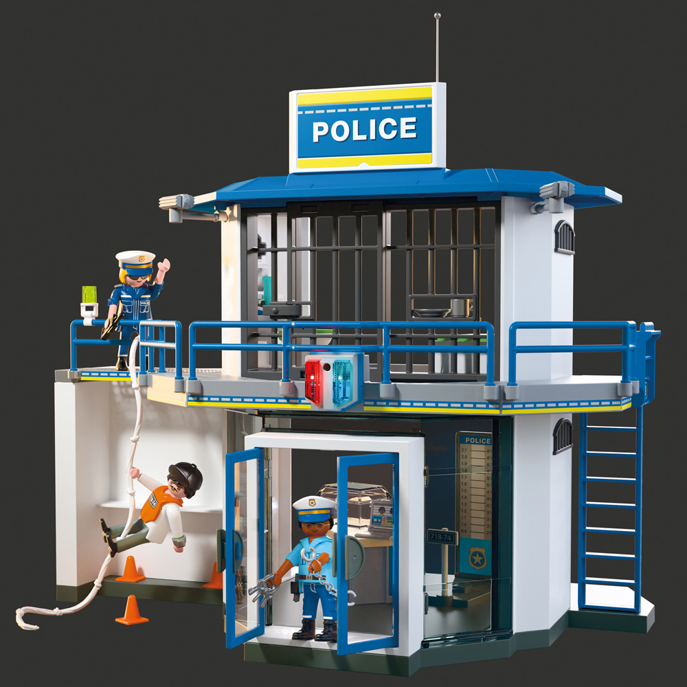 Playmobil Police Station with Investigation Room Playset Image 4