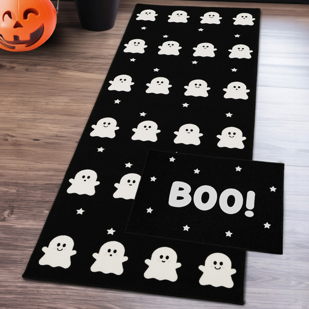 Homebaker Halloween Ghost Door Mat and Runner Set Image 2