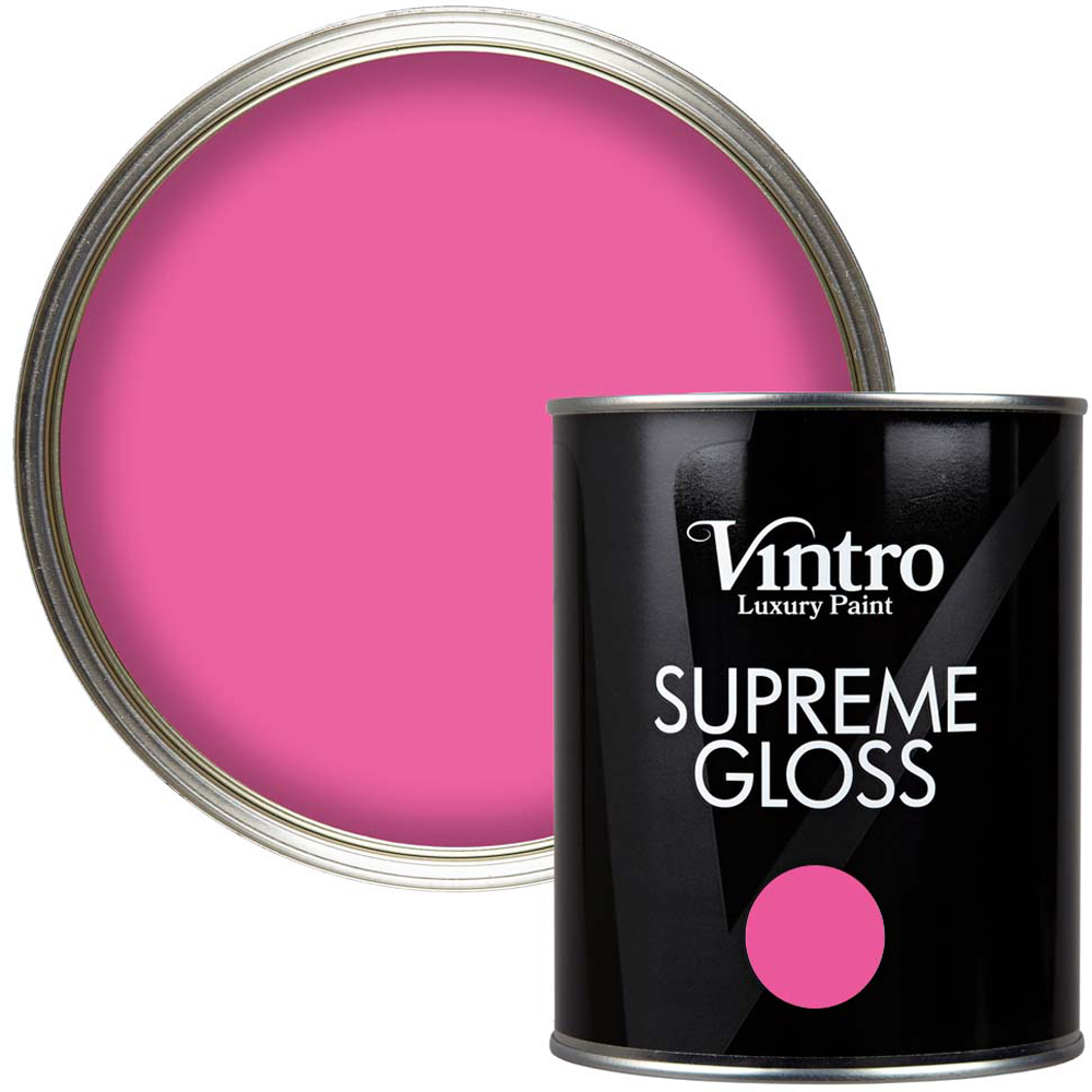 Vintro Paint Walls and Ceilings Belladonna Gloss Paint 1L Image 1
