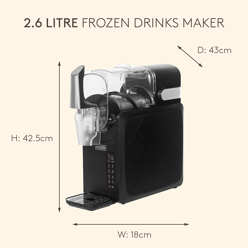 Haden 214829 Black 2.6L Frozen Drink Maker Image 8