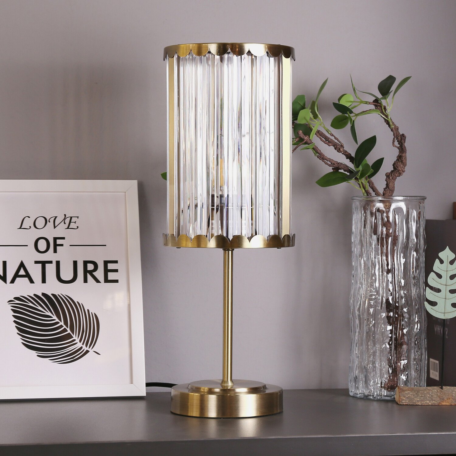 Bonnie Table Lamp Antique Brass Image 2