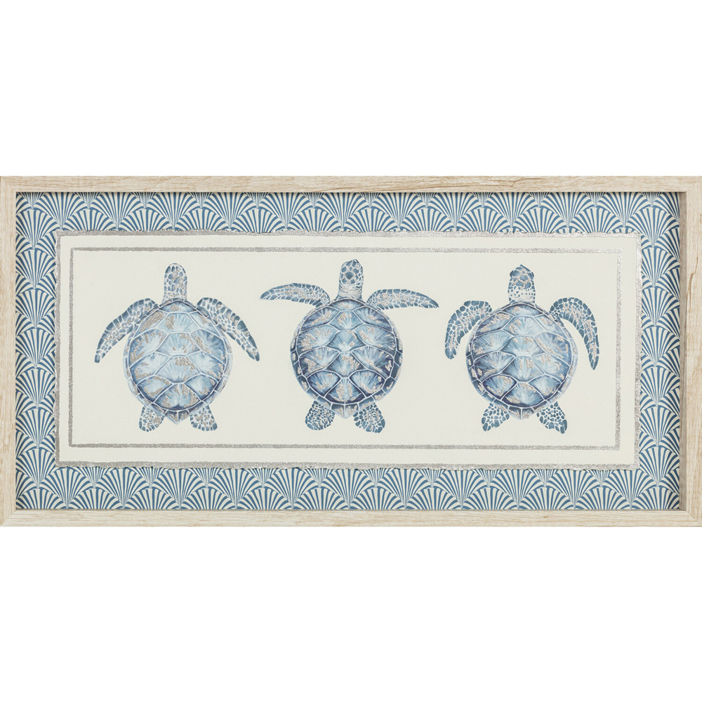 Under the Sea Linen Detail Mount Art Image 5