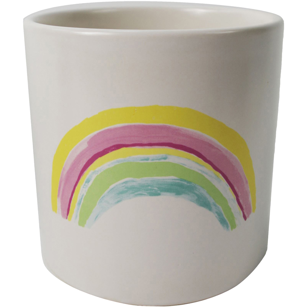 Leaf Rainbow Ceramic Planter Image 1