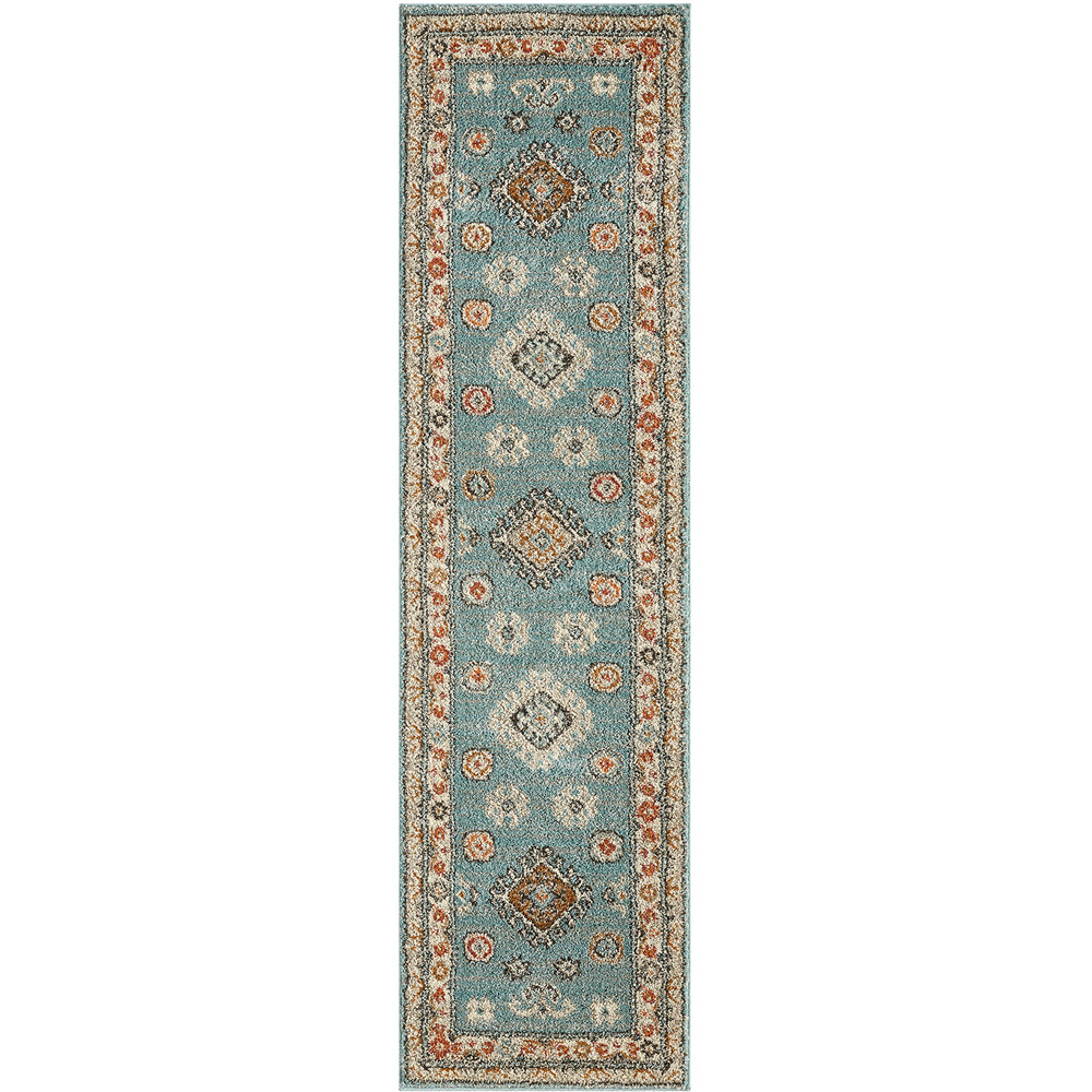 Portland HMC 5567 Blue Cashmere Rug 60 x 230cm Image 2