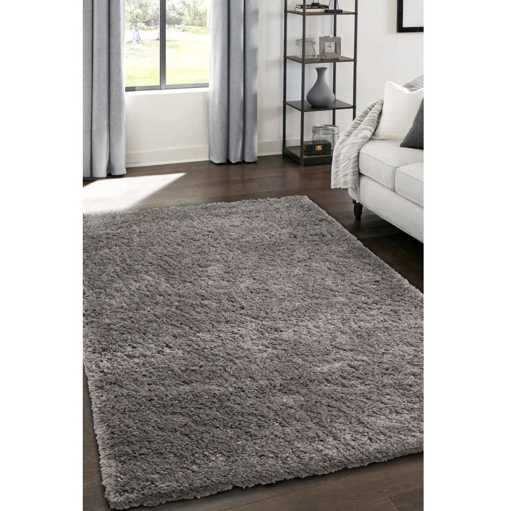 Homemaker Jazz Silver Shaggy Rug 80 x 150cm Image 4