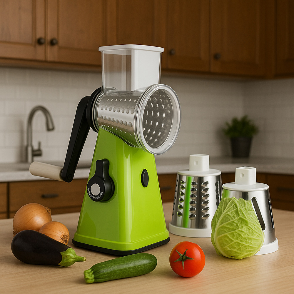 Avilo Table Top Hand Crank Cutter and Slicer Image 4