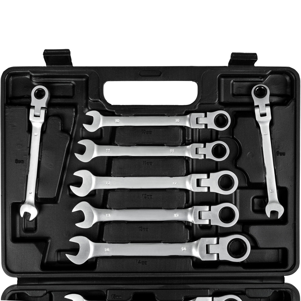tectake 12 Piece Combination Spanner Set Image 3