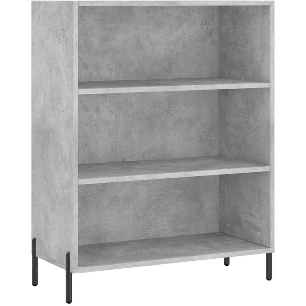 vidaXL 2 Door 3 Shelf Concrete Grey Highboard Image 7