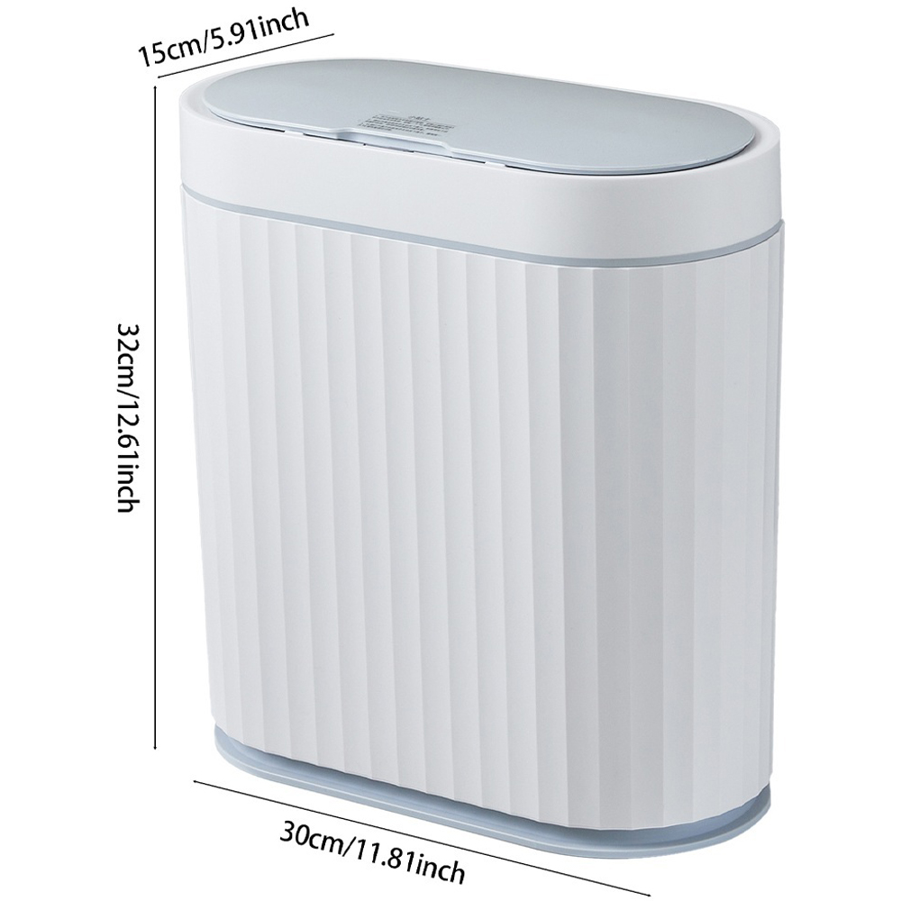 Living and Home Grey Smart Sensor Bin 9L Image 8