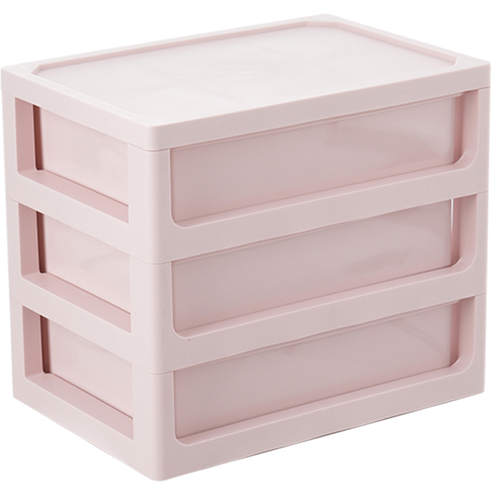 Living and Home 3 Drawer Desktop Organiser Image 1