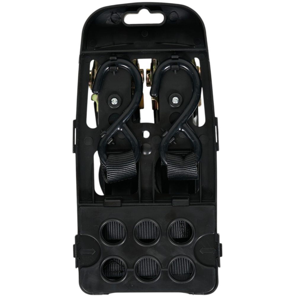 Pack of 2 Functional Ratchet Tie Down Straps Image 2
