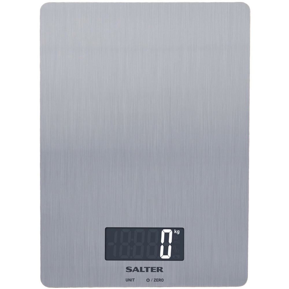Salter Digital Kitchen Scale 5kg Chrome Image 1