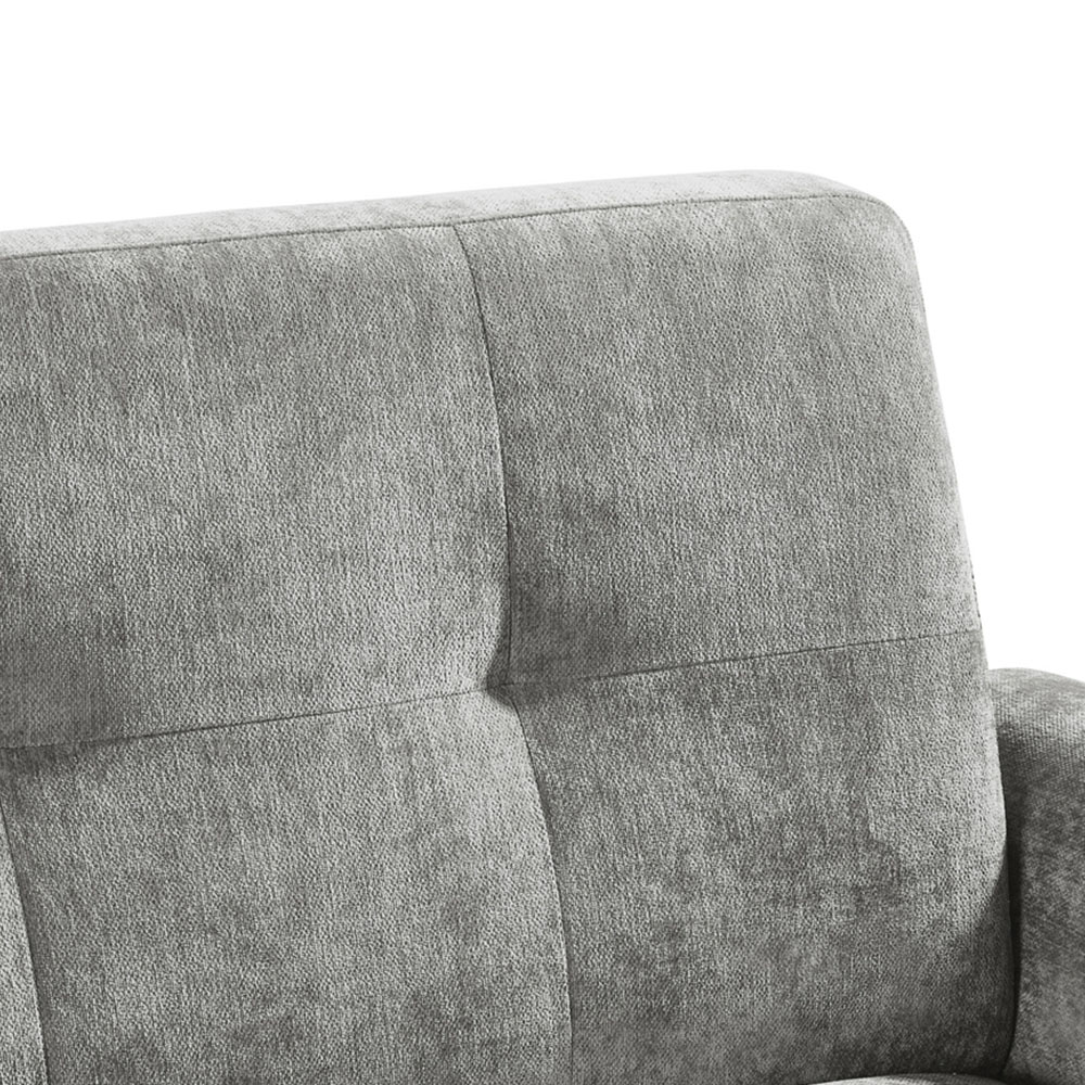Julian Bowen Monza 2 Seater Dove Fabric Sofa Bed Image 4
