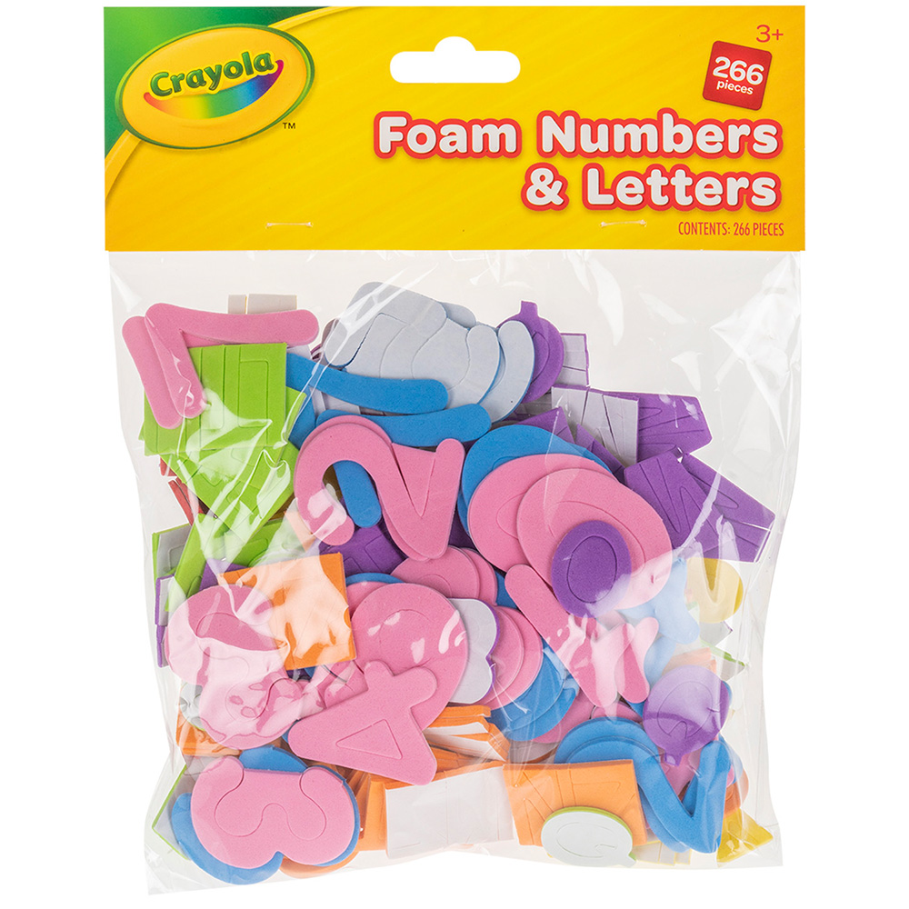 Crayola Foam Numbers & Letters Image