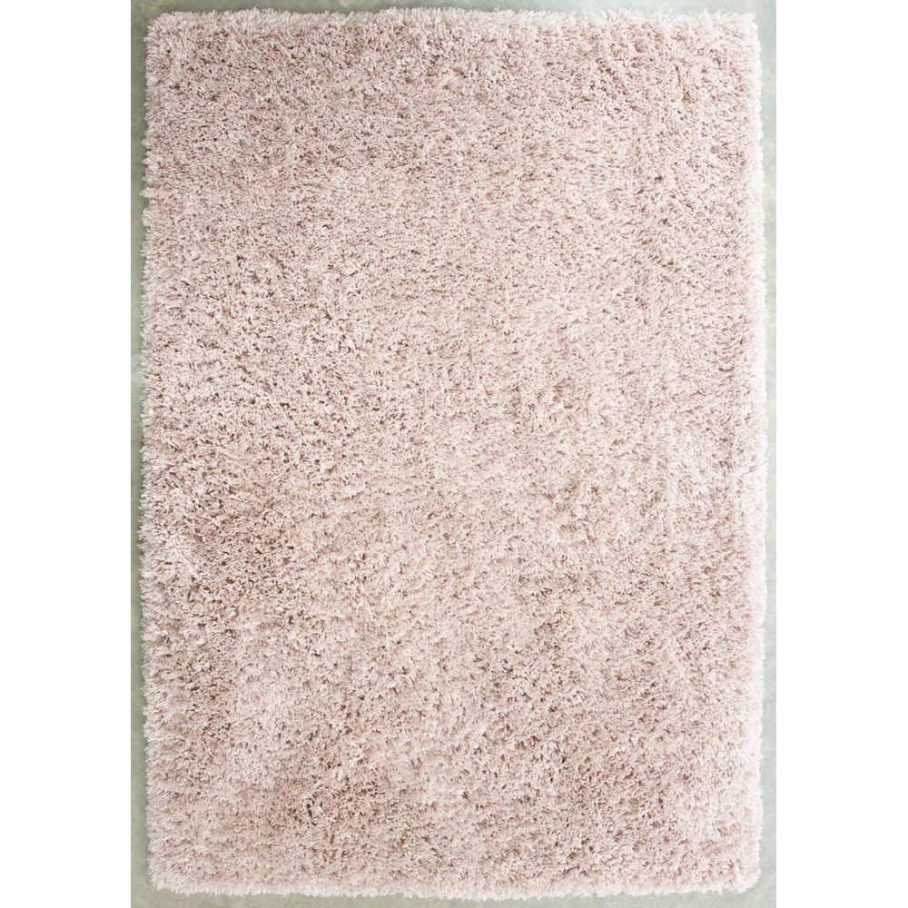 Kukoon Nore Blush Pink Shaggy Rug 80 x 150cm Image 2