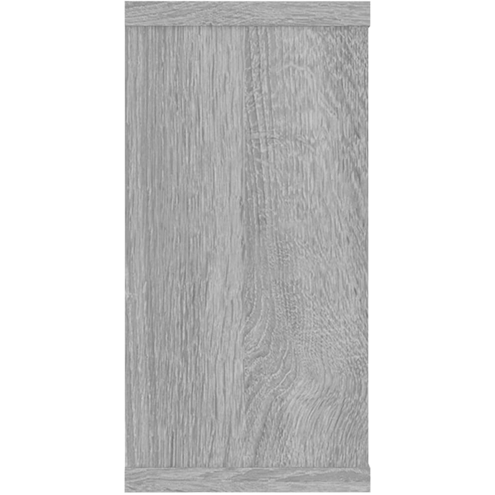 vidaXL 100cm Set of 4 Grey Sonoma Cube Floating Wall Shelf Image 6
