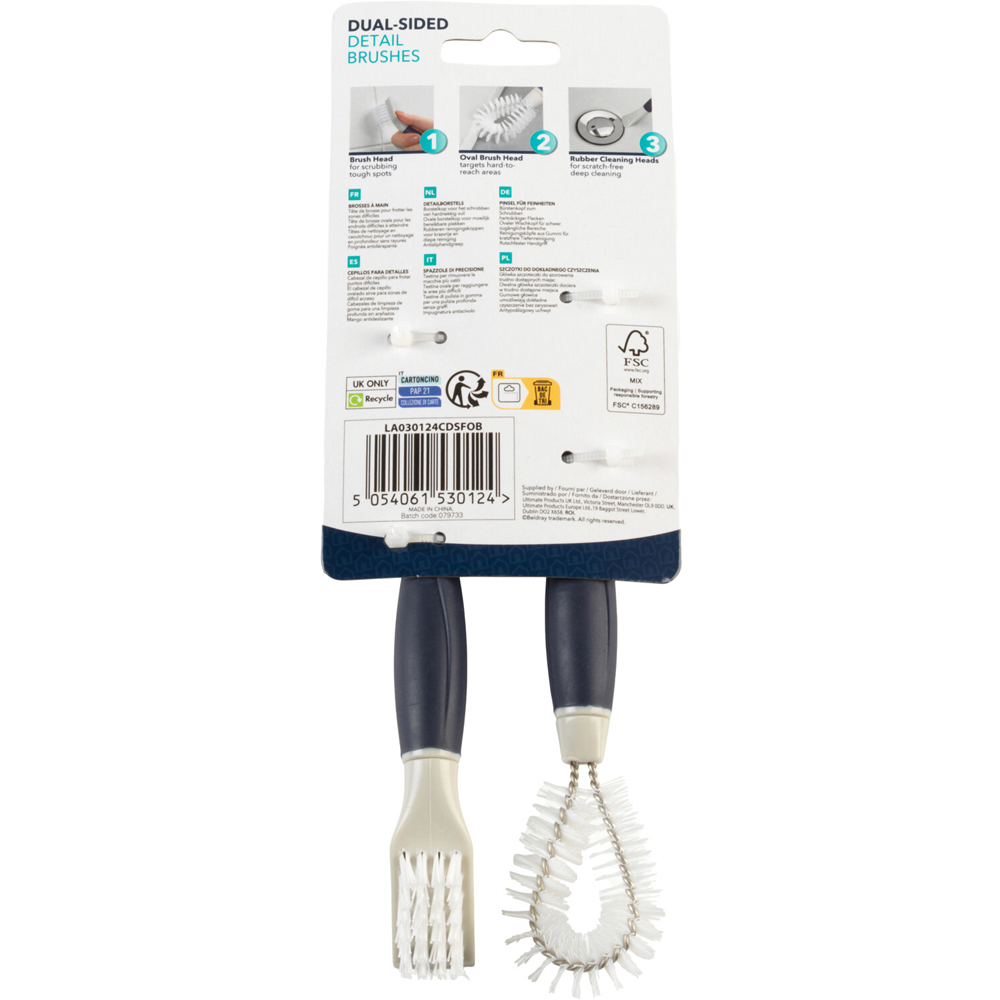 Pack of 2 Beldray Dual Sided Brushes Image 5