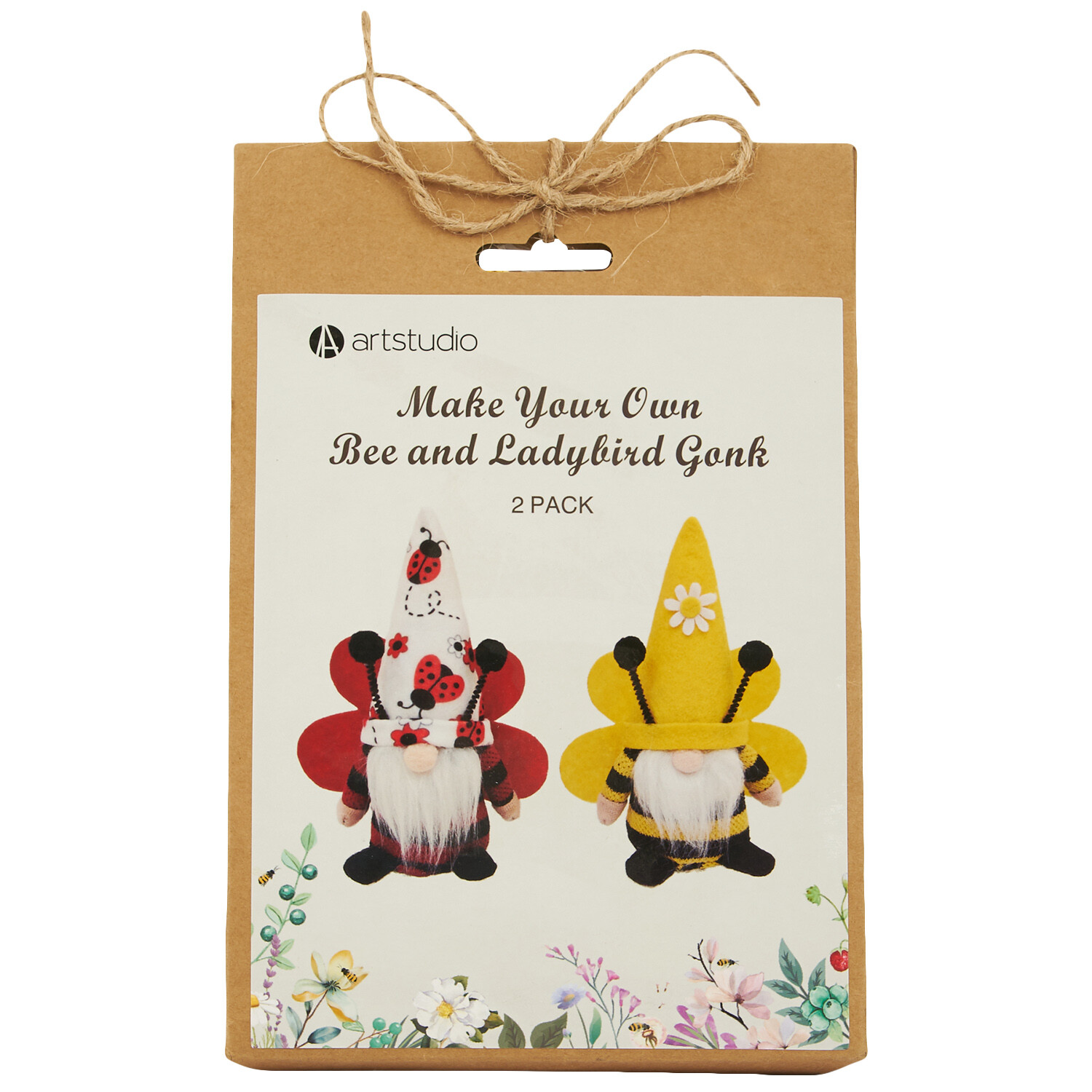 Make Your Own Bee and Ladybird Gonk - Multicolour Image 1