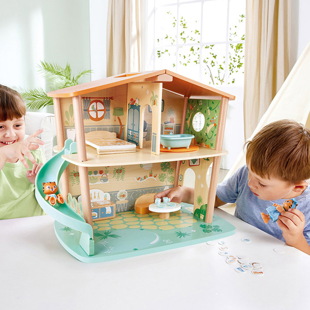 Hape Tigers Jungle House Playset Image 2