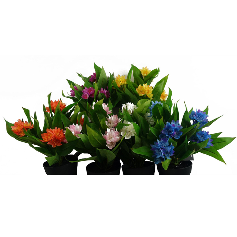 Leaf Freesia Artificial Plant in Pot 18cm 6 Pack Image 2