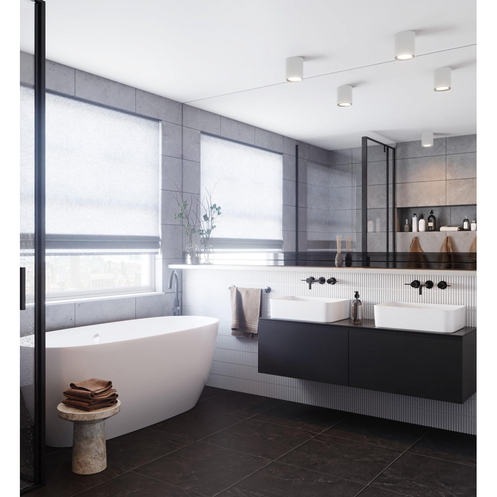 Nordlux Landon White Long Bathroom Light Image 2