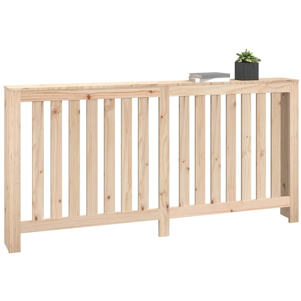 vidaXL Natural Pine Wood Radiator Cover 840 x 1690mm Image 3