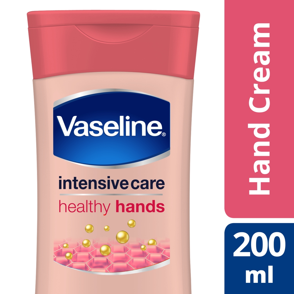 Vaseline Healthy Hands and Stronger Nails Hand Cream 200ml Image