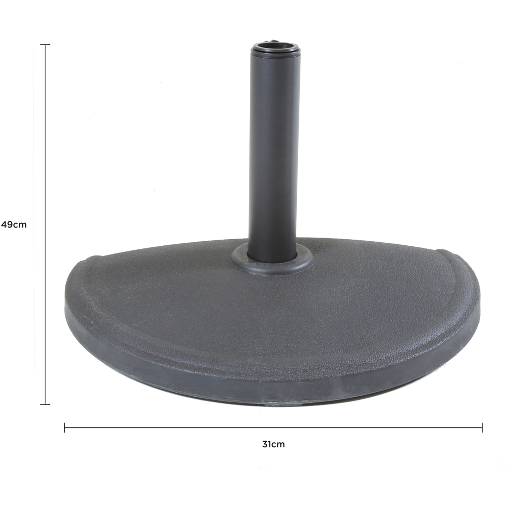 Charles Bentley Concrete Umb Base Half Canopy Para sol Image 6