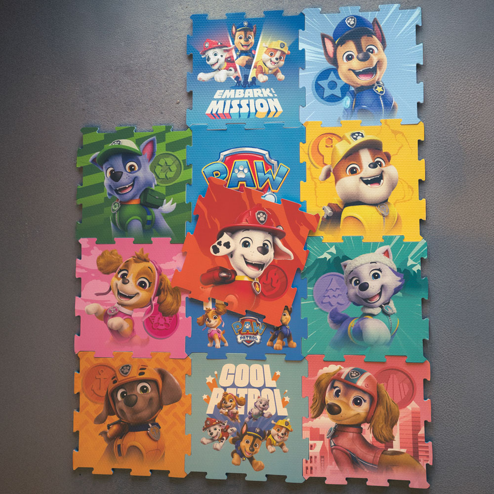 MoVe Paw Patrol 12 Piece EVA Playmat Image 5