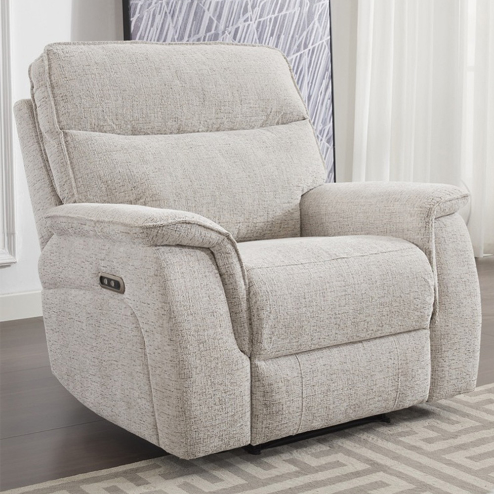 Lenox Beige Power Recliner Chair Image 1